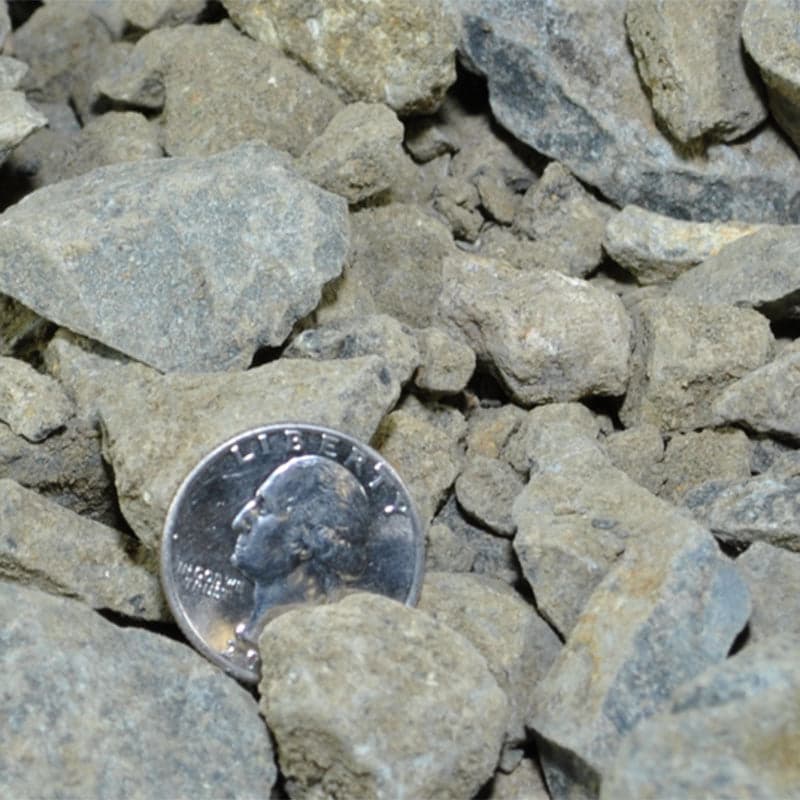 Close-up of 1 1/2" Class II Base Rock